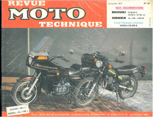Revue moto technique rmt - moto, 44