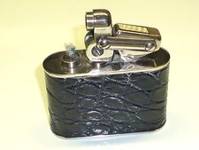 Kw (Karl Wieden) Semi-Automatique Table Briquet - Noir Leather Coat -1930
