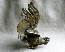 COQ DE COMBAT EN LAITON - YEUX