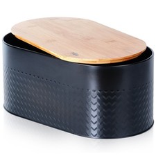 Boîte à Pain Acier Noir