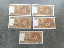 Lot 5 Billets 10 Francs