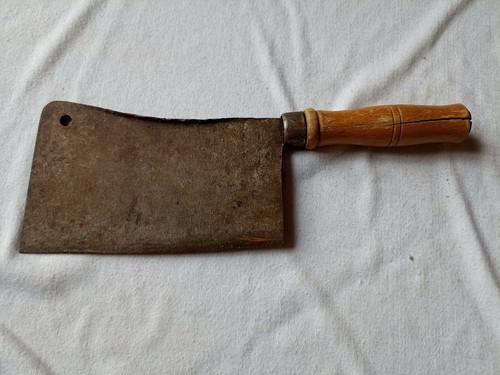 Ancienne feuille boucher - ancienne, de