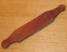 VINTAGE ancien bande de Cuir