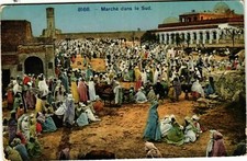 CPA AK ALGERIA Marché dans le Sud (874738)