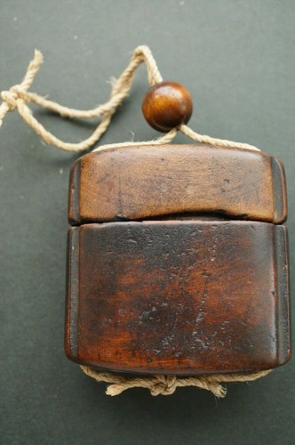 Cendrier inro japonais bois - en,