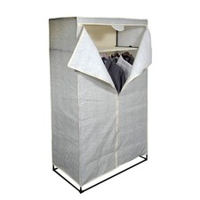 Penderie en Tissu XL Pliable avec Tringle à vêtements 90 x 50 x 160 cm
