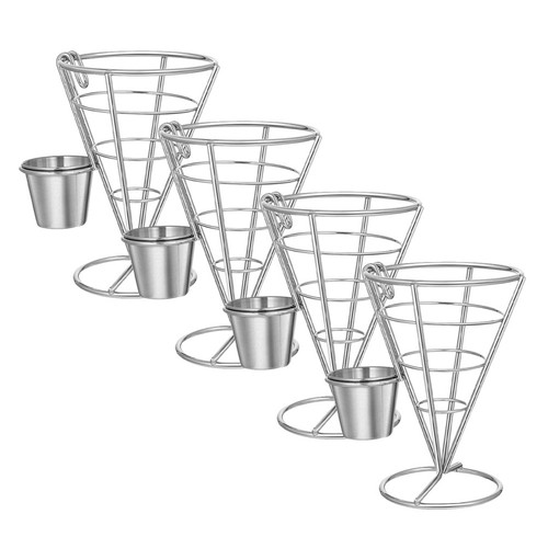 Lot supports à - , frites
