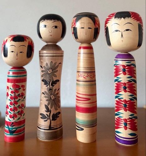 Traditional kokeshi doll set - doll,