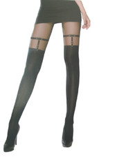 Collants femme fantaisie noire