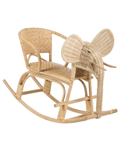 Chaise eléphant bascule en - eléphant,