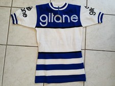 MAILLOT CYCLISTE VELO GITANE ACRYLIQUE VINTAGE TAILLE XS/2 BE