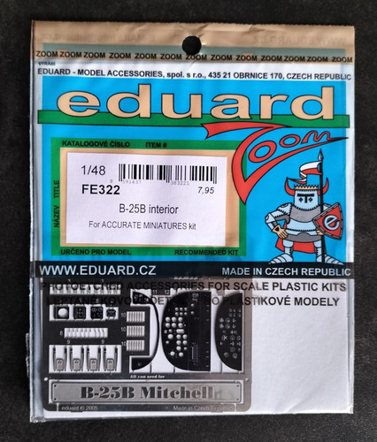 Eduard zoom fe322 b - 1/48, b-25b