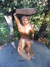 statue en bois de 3,5 kg