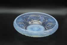 Superbe coupelle coupe Art déco 1930 Jobling décor floral verre opalescent