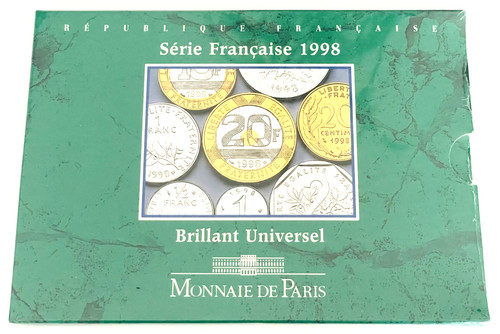 Coffret france 1998 - coffret,