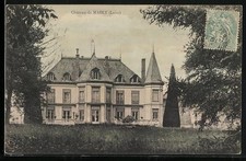 CPA Mably /Loire, Château de Mably entouré de jardins et d´arbres majestueux 