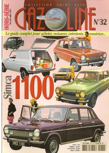 Gazoline simca 1100 hors - gazoline, hs