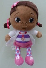 O5. DOUDOU PELUCHE DISNEY FILLE POUPEE DOCTEUR DOTTIE ROSE BLANC MARRON TTBE