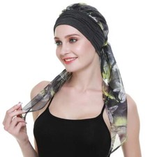 Les Femmes Foulard Chapeaux Turbans hairwrap Chimio Chars pour Le CancerJaune...