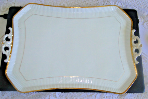 Plateau ancien porcelaine