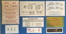Kit Autocollants Compartiment