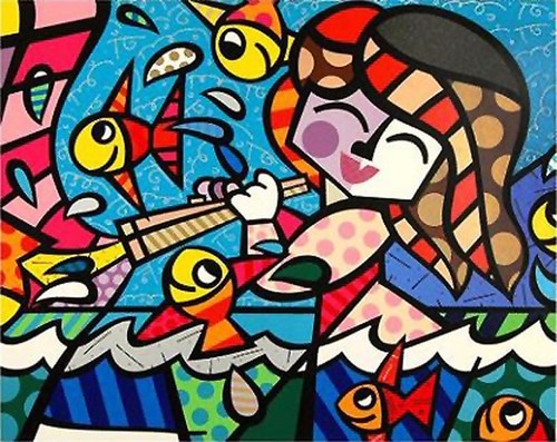 Romero britto fille - romero, de