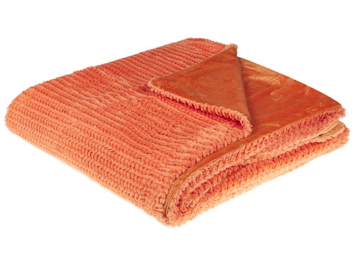 Plaid orange 200 - 220, cm