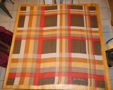 VINTAGE GRAND FOULARD CARRE -