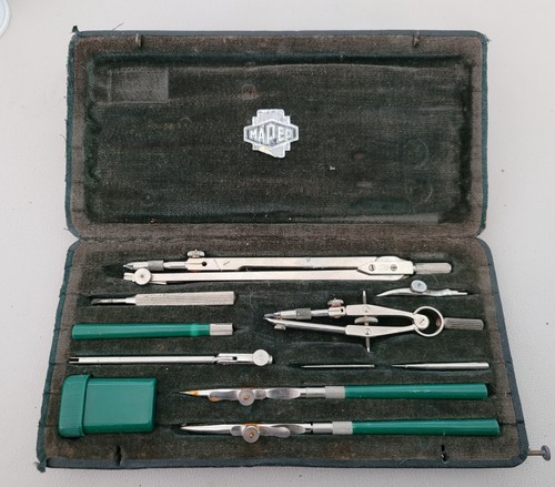Maped compas boite - boite, ancienne