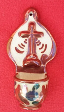 Ancien bénitier en porcelaine