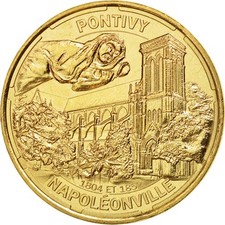 France, Jeton, Tourist Token, 56/ Pontivy- Napoléonville, 2014, Monnaie de