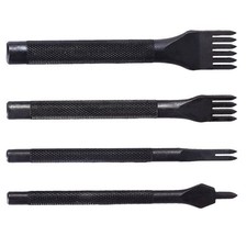 4PCS Hole de cuir Punch