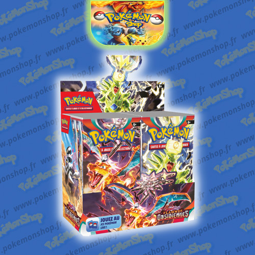Pokémon display ev03 flammes - display,