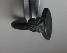 Bague Chevalière artisanat Art Tranchées Travail de Poilu WWI trèfle 4 feuilles