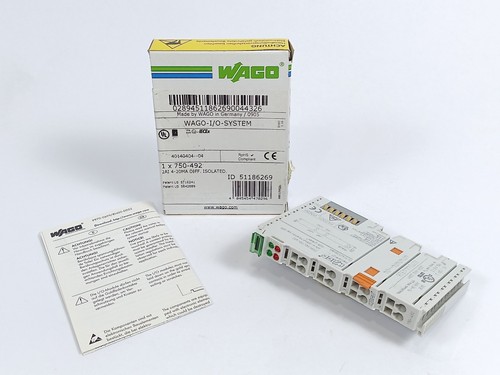 Wago 750 492 - wago, entrée