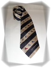 Cravate Fantaisie Argenté Marine Fanions Louis Vuitton Cup