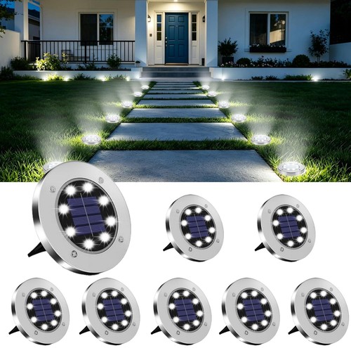 8pack solar ground lights - solar,