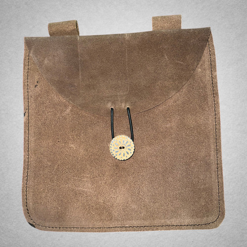 Pochette cuir suède marron - pochette,