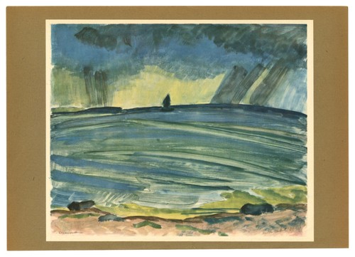 Erich heckel regenwolken - regenwolken, »