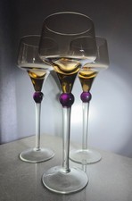 Lot ancien de 3 grands verres