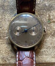 Montre mécanique Vintage Chronographe Suisse Or 18k