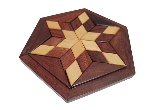 Jeu puzzle bois 3d - puzzle,