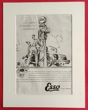 Publicité de presse: 1931 Automobile ESSO Le Super Carburant - Pompe Essence