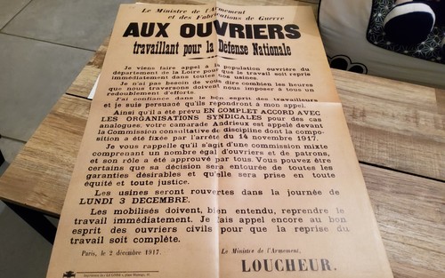 Affiche guerre silence aux - affiche,