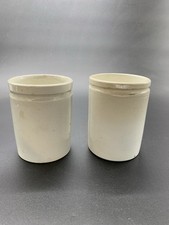 Ancien Pot Moutarde Confiture En Faience Vintage Old KG Luneville French 