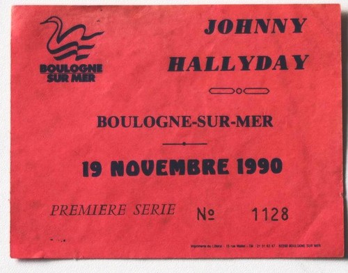 Johnny hallyday billet - johnny,
