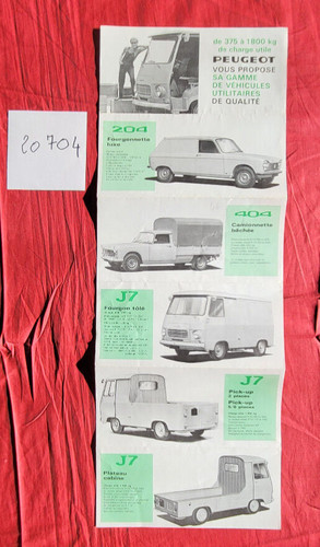 20704 peugeot dépliant - n°,