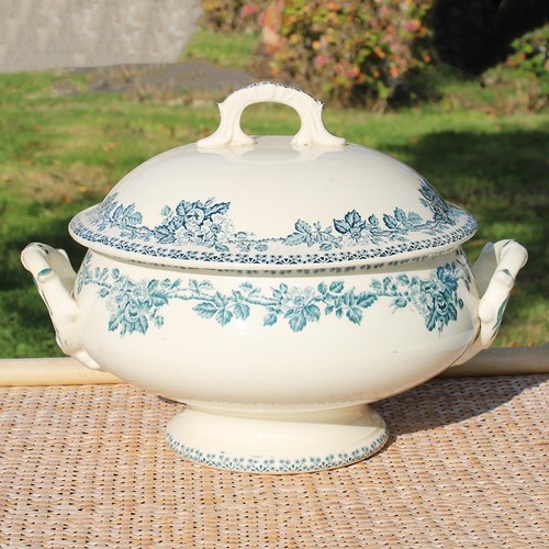 Ancienne soupière faïence - ancienne,