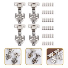  4 Pcs Charnière D'armoire Charnières De Portes Placard Hinges L'armoire