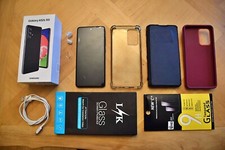 Samsung Galaxy A52S 5G 128Go - Dual SIM - Bleu - Très bon état + coques